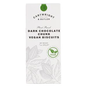 Cartwright & Butler Vegan Dark Chocolate Chunks Biscuits 200g