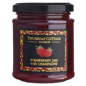 Thursday Cottage Strawberry Jam with Champagne 210g