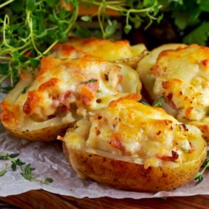 Stuffed Potato with Cod Brandade