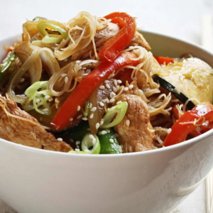 Oriental Chicken with Noodles