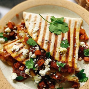 Sweet Potato and Black Bean Quesadilla