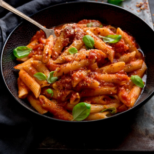 Penne with Vegetable Ragú