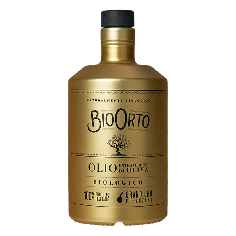 BioOrto Organic Extra Virgin Olive Oil Monocultivar Peranzana Grand Cru
