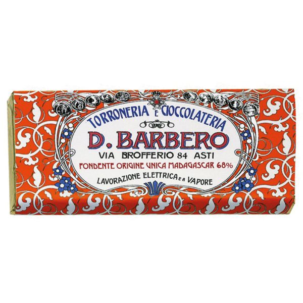 D.BARBERO Dark chocolate Madagascar 68% 80g