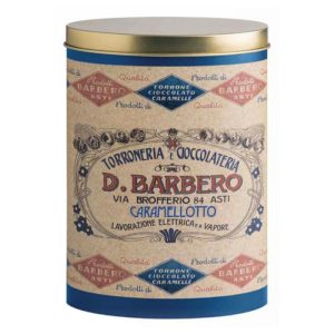 D.BARBERO Salted caramel Gianduiotti in Metal Box 150g