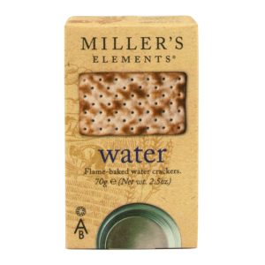 Artisan Biscuits Millers Elements Water Crackers by Artisain Biscuits 70g