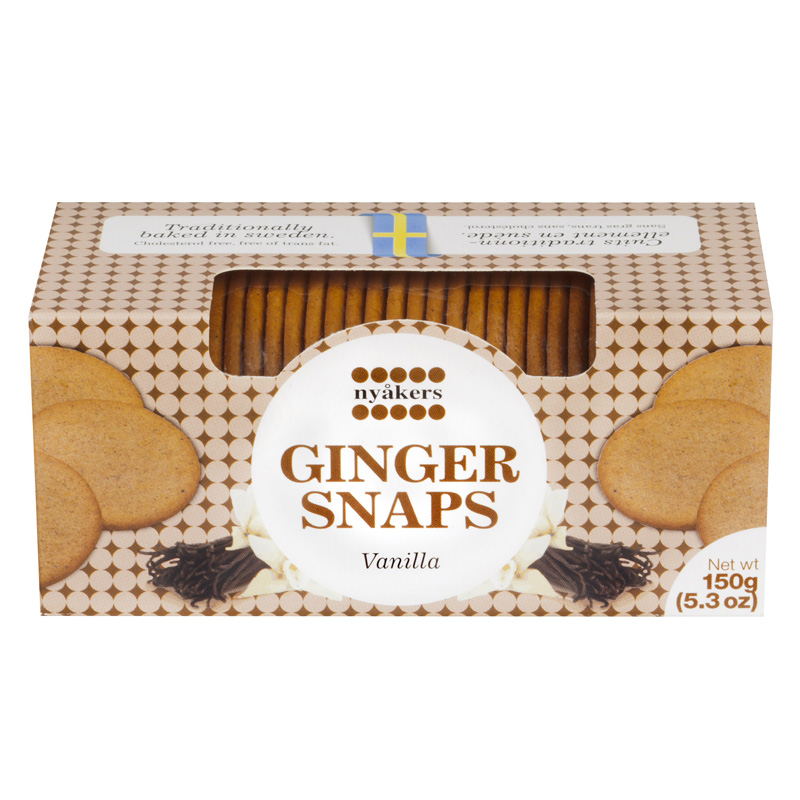 Nyakers Gingersnaps Vanilla 150g Nyakers Gingersnaps Vanilla 150g