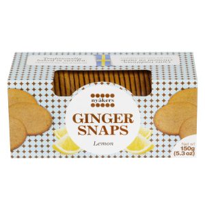 Biscoitos Gingersnaps de Limão Nyåkers 150g