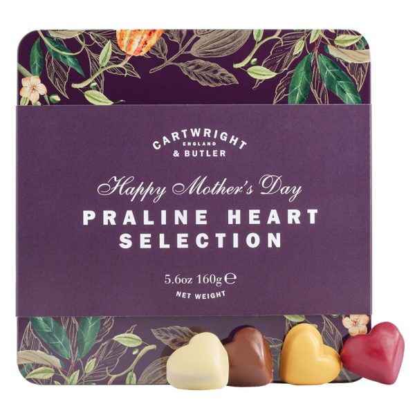 Cartwright & Butler Chocolate Praline Heart Selection 160g
