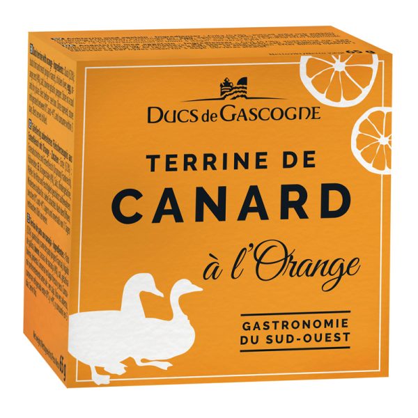 Ducs de Gascogne Duck Terrine with Orange 65g