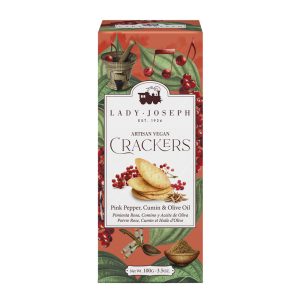 Lady Joseph Red Pepper Cumin & Olive Oil Crackers 100g