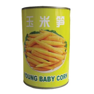 Tin Lung Brand Baby Corn in Brine 425g
