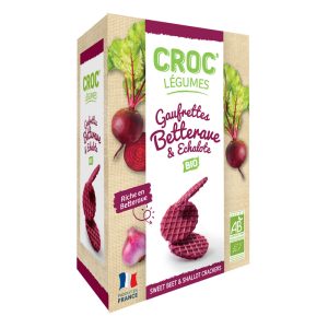 Croc Legumes Organic Beetroot & Shallot Crackers 40g