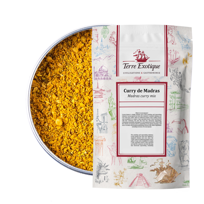Caril de Madras India Terre Exotique 500g Caril de Madras India Terre Exotique 500g