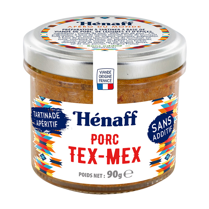 Hénaff Pork Spread Tex-Mex 90g Hénaff Pork Spread Tex-Mex 90g
