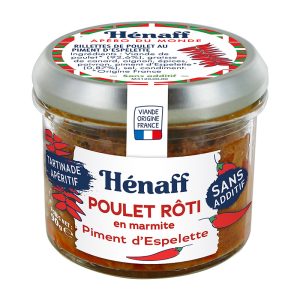 Spread de Frango Assado com Pimenta de Espelette Hénaff 90g