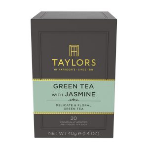 Chá Verde com Jasmim em Saquetas (20un) Taylors of Harrogate 40g