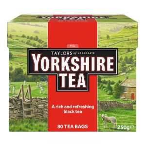 Chá em Saquetas (80un)  Yorkshire Tea 250g