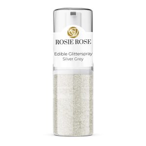 Glíter em Spray Comestível Silver Grey Rosie Rose 5g