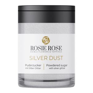 Glíter em Pó Silver Rosie Rose 30g