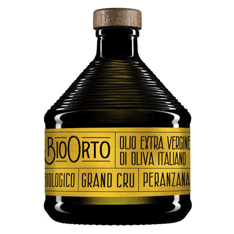 BioOrto Organic Extra Virgin Olive Oil Monocultivar Peranzana Grand Cru 500ml