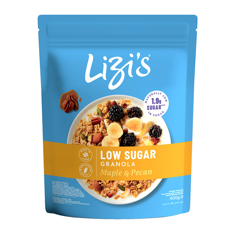 Granola Low Sugar Ácer e Noz Pecan Lizis 400g