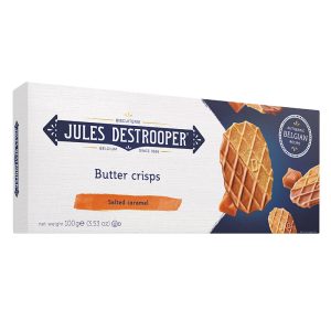 Jules Destrooper Butter Crisps with Salted Caramel 100g