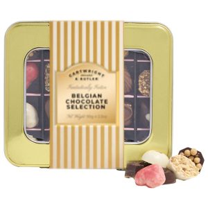 Cartwright & Butler Christmas Belgian Chocolates Selection Tin 100g