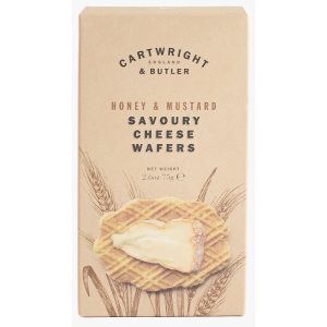 Cartwright & Butler Cheese Wafers with Honey Mustard 75g