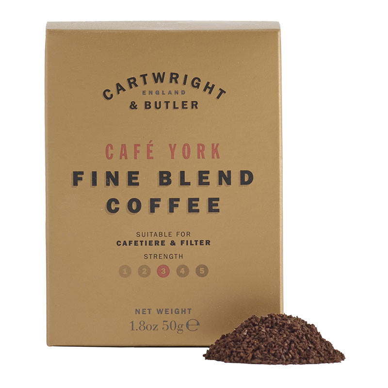 Cartwright & Butler York Fine Blend Coffee in Carton 50g
