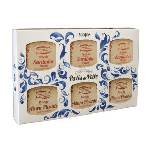 Conjunto de Conservas Nº11 Patés Picantes de Sardinha e Atum bySocilink 6x65g