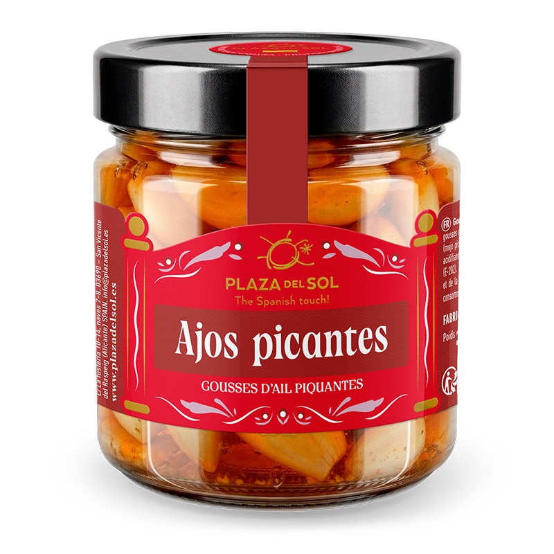 Plaza del Sol Garlics Cloves in Spicy Piri-Piri 230g