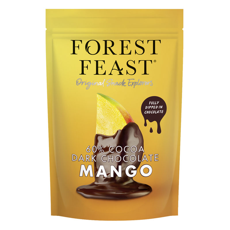 Manga com Chocolate Preto Belga Forest Feast 100g
