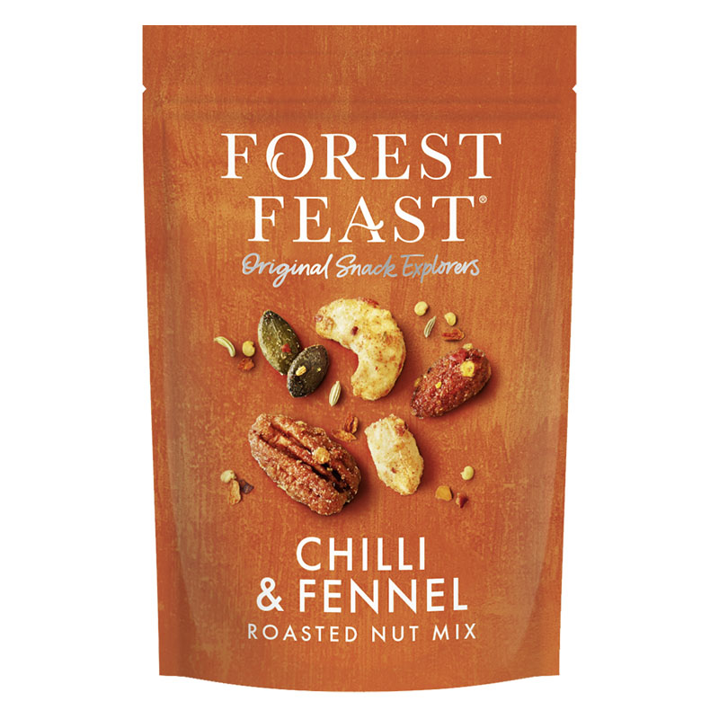 Mistura de Frutos Secos com Chilli e Funcho Forest Feast 120g
